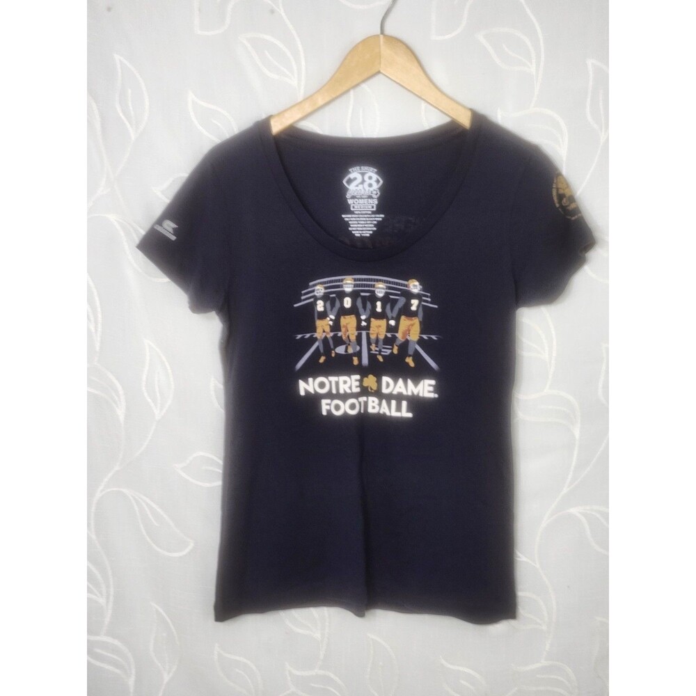 Notre Dame The Shirt Women's Medium Football Tee Short Sleeve Fighting Iris